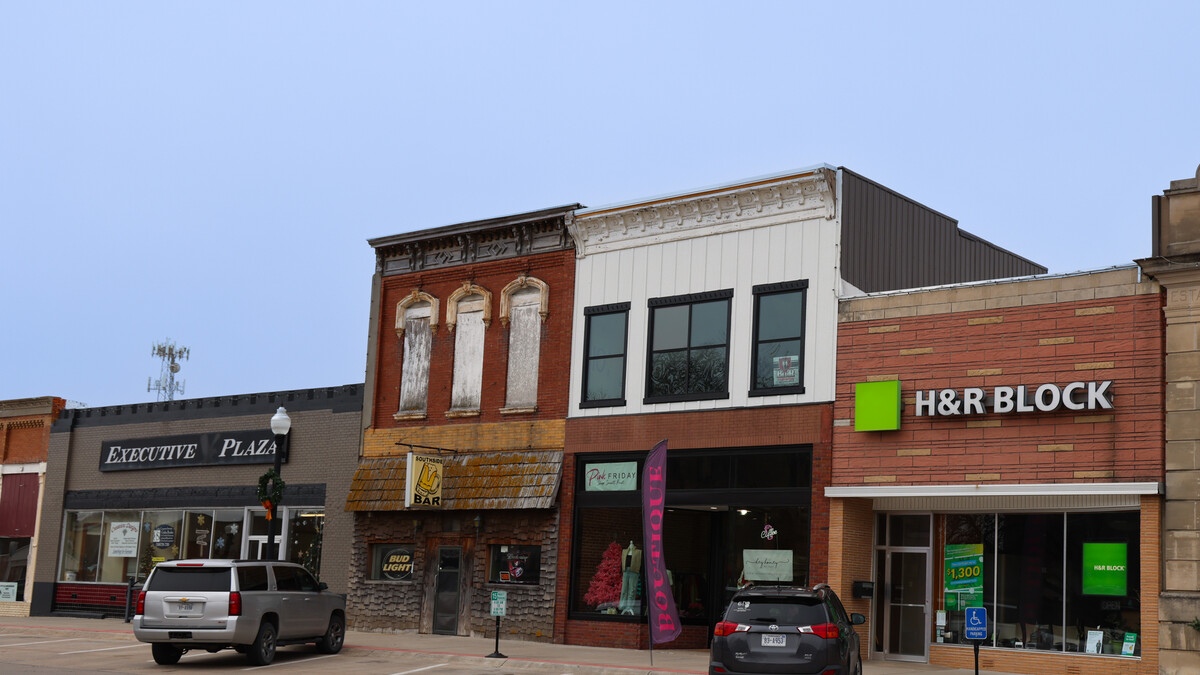 Businesses in downtown Ord, Neb., where the 2027 CEC Conference will be held.