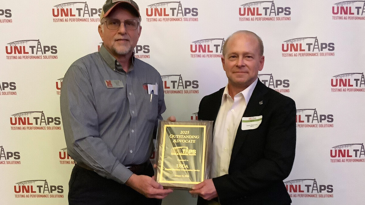 2025 TAPS Advocate Award received by USDA Natural Resources Conservation Service, accepted by James Huntwork. 