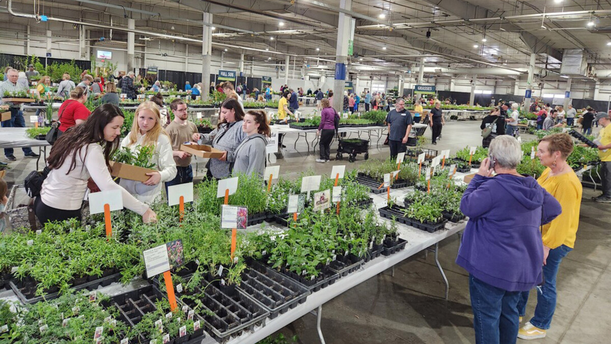 The Spring Affair plant sale is the largest sale in the Great Plains.