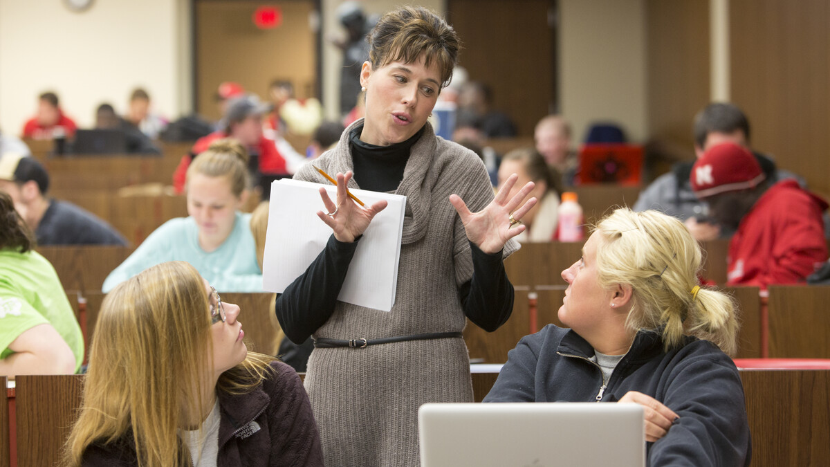 Tiffany Heng-Moss in classroom
