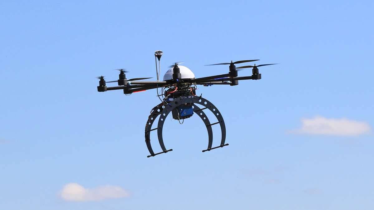 A drone at the NEATA Conference. Links to larger image.