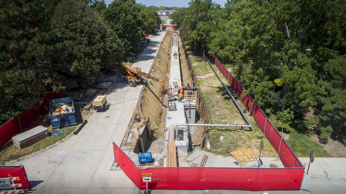 East Campus steam tunnel