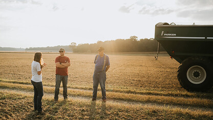 farmers in field