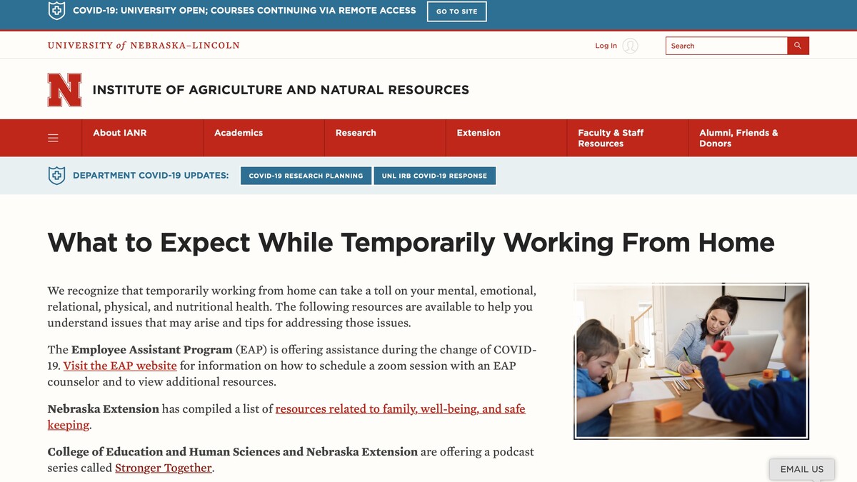 IANR faculty and staff resources website