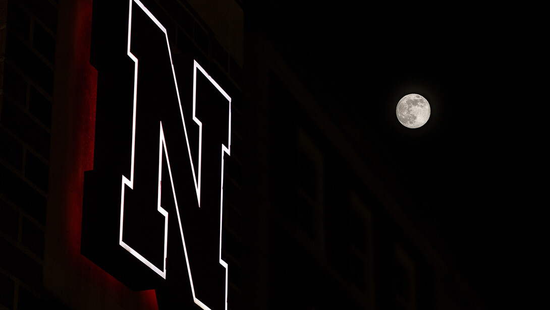 The last full supermoon of the year, known as the Cold Moon, illuminates the night sky. Dec. 4, 2025. 