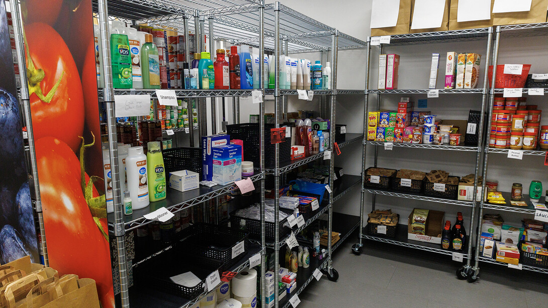 Husker Pantry shelves