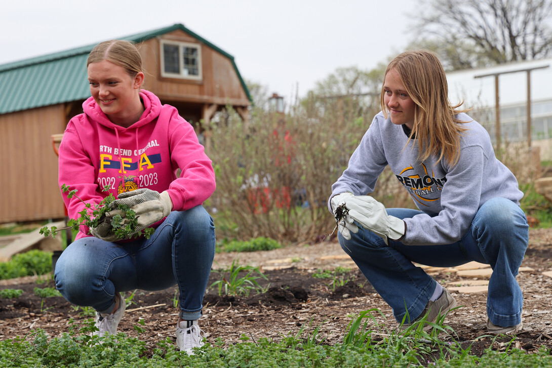 Dodge County Ambassadors Alexa Brodd (left) and Brooke Wiese