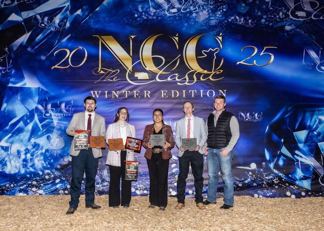 Husker livestock judging team