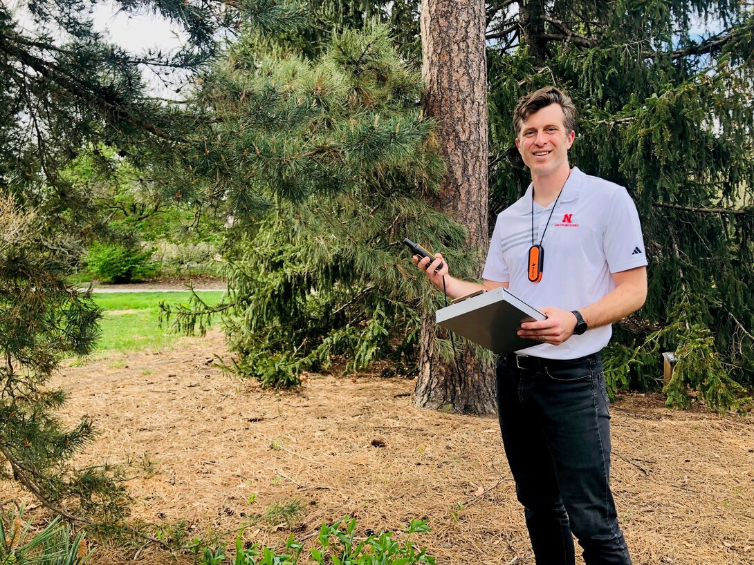 Dan Uden, the interim director of the Center for Resilience in Agricultural Working Landscapes, uses technologies like GPS, remote sensing and geographic information systems in his work at the University of Nebraska–Lincoln. 