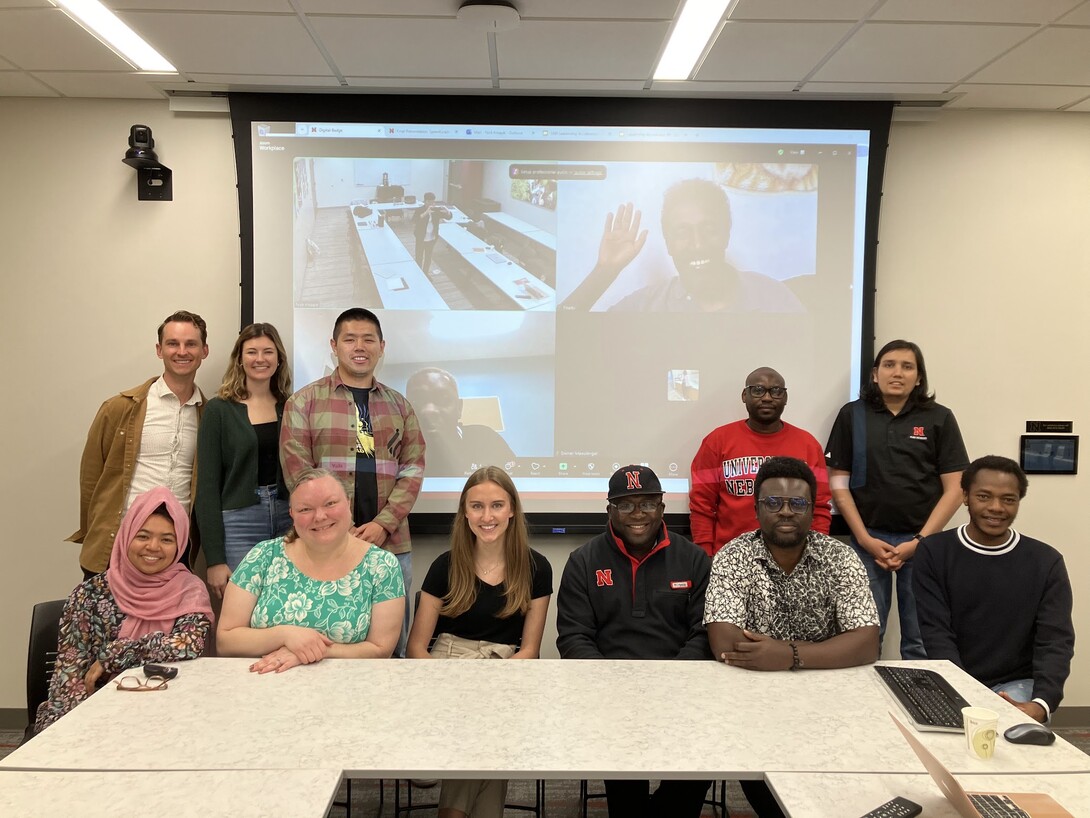 graduate students at end of year cohort
