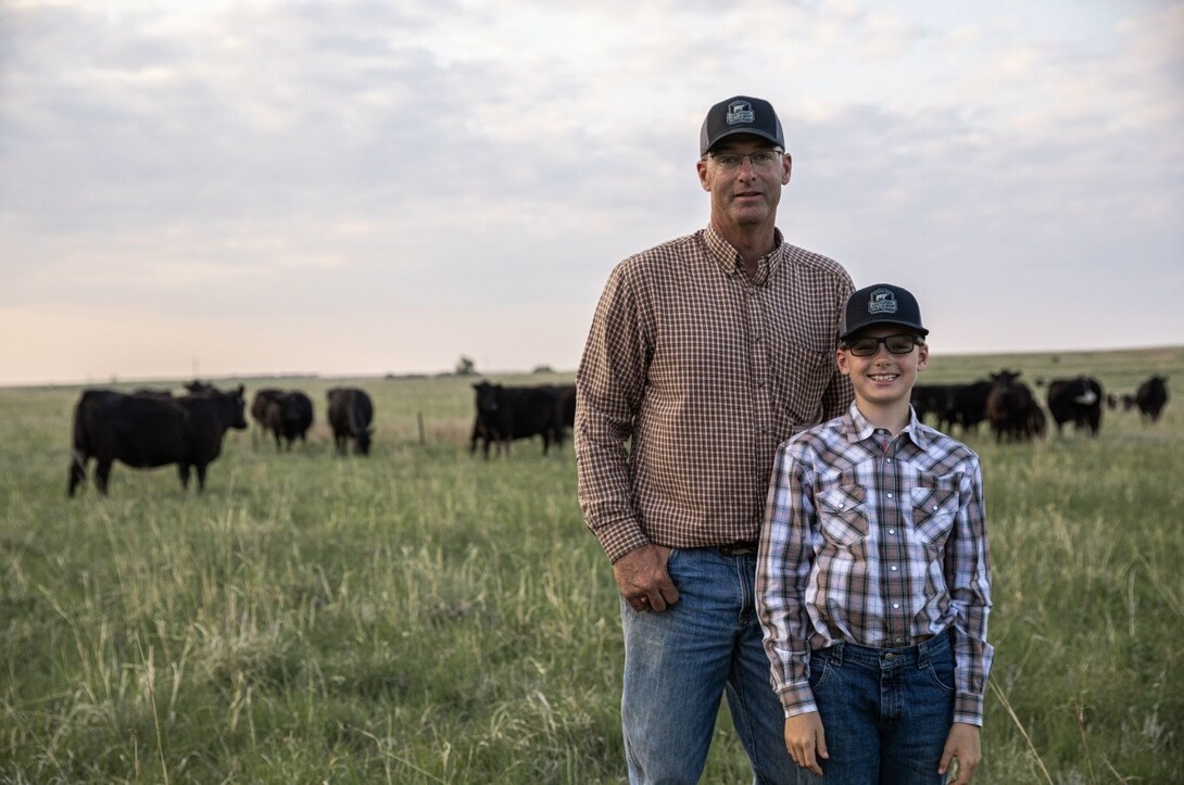 Troy Anderson and son