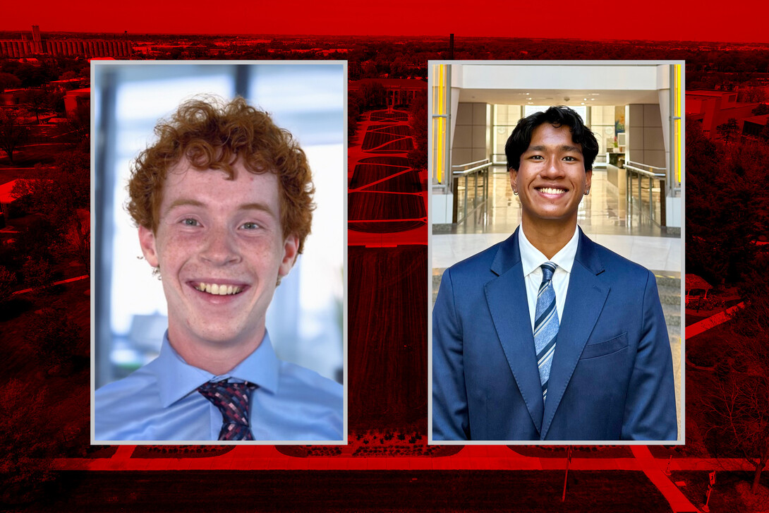 Profile pictures of Lachlan Ritchie (left) and Ethan Zen