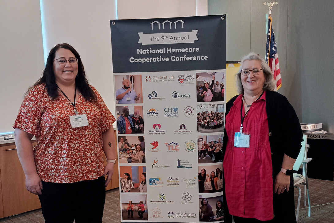 Cathy Bowers and Linda Lampe