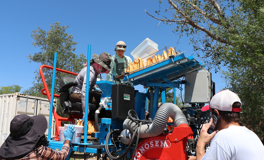 people gathered around equipment