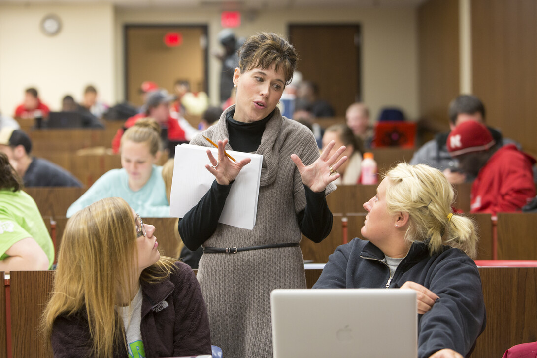 Tiffany Heng-Moss in classroom