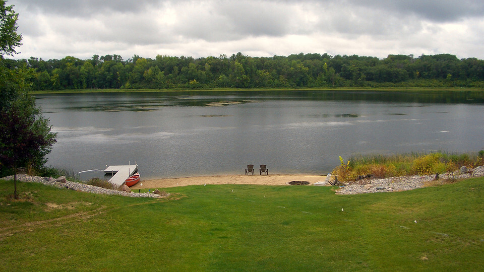 lake shoreline in Minnesota