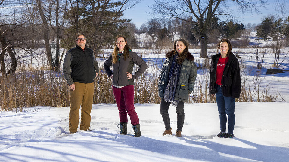 Steven Thomas, Jessica Corman, Katie Anania and Jennifer Clarke