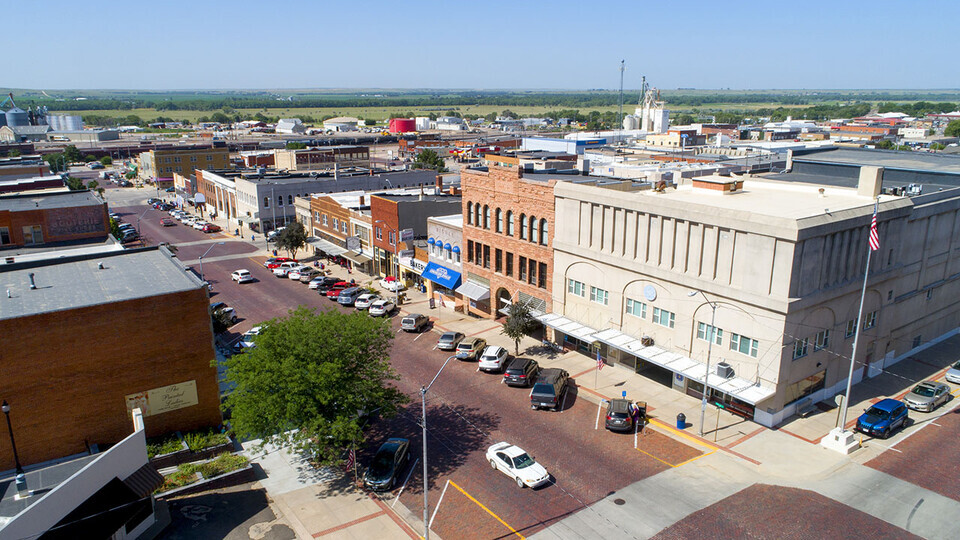 rural downtown streets and buildings