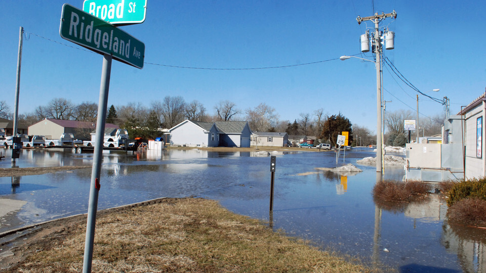 flooded street