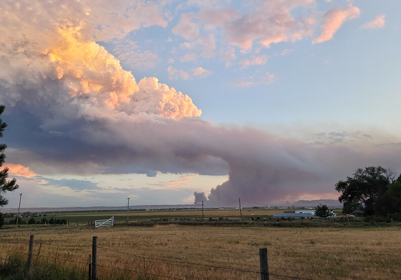 Carter Canyon wildfire