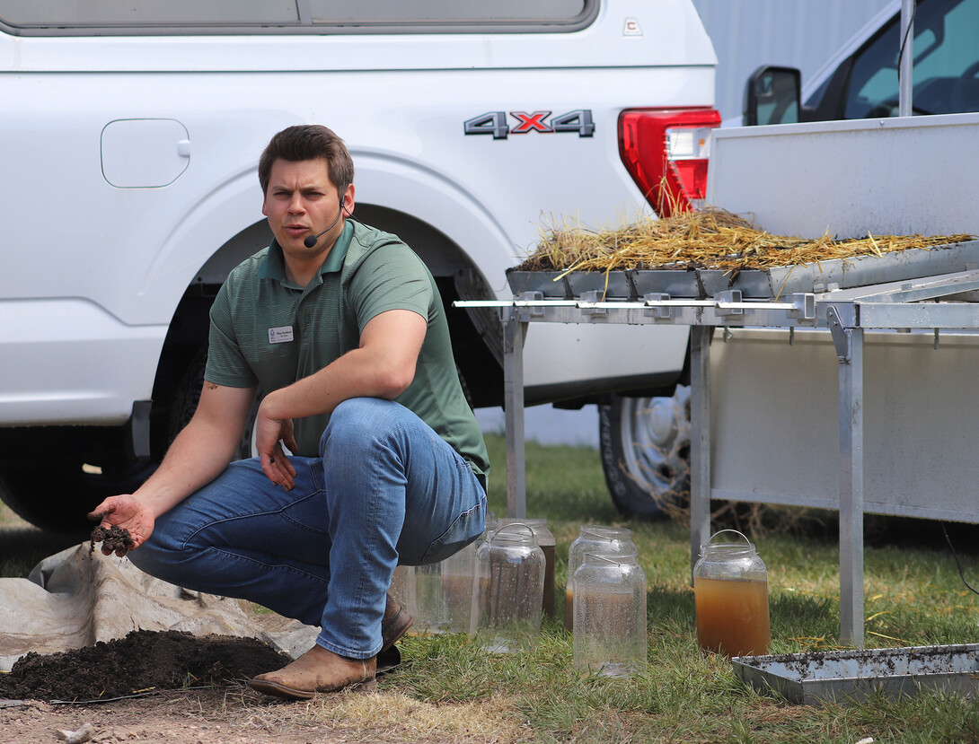 Riley Hackbart, USDA Natural Resources Conservation Service soil scientist