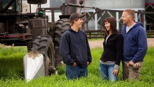 farmers in a field