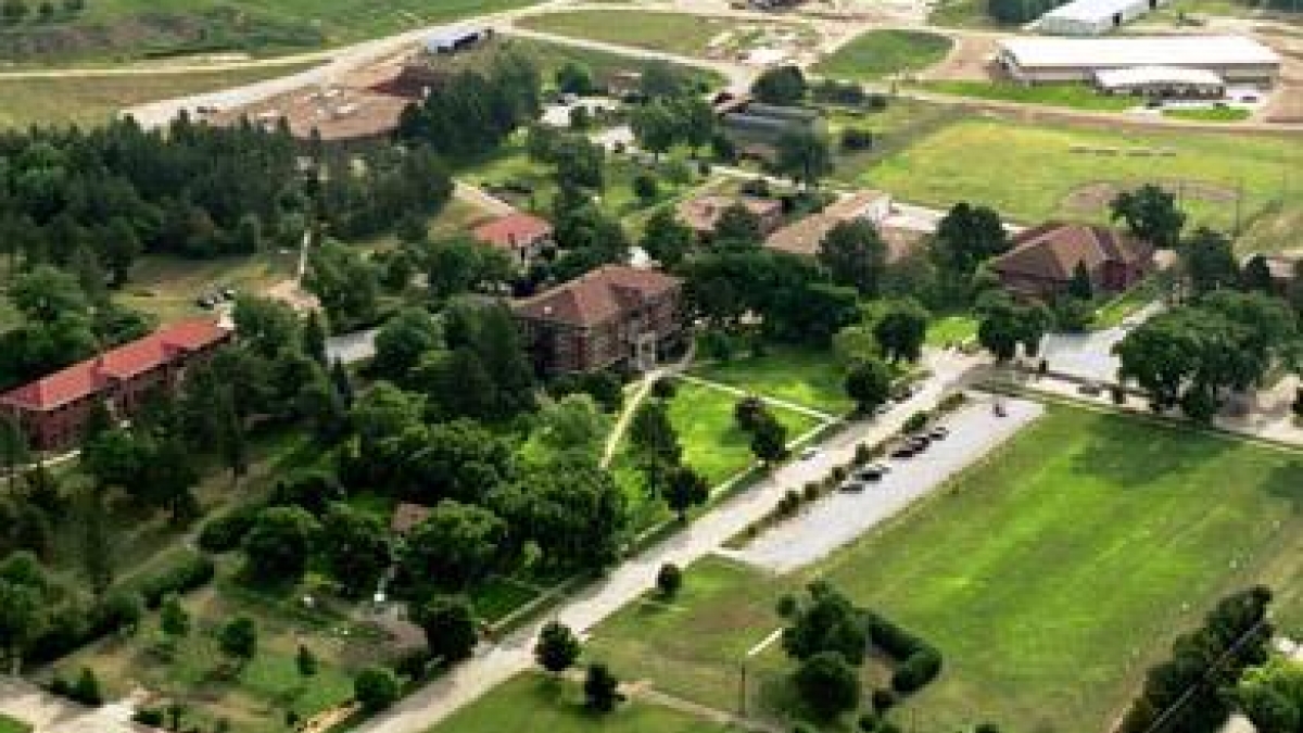 aerial view of east campus
