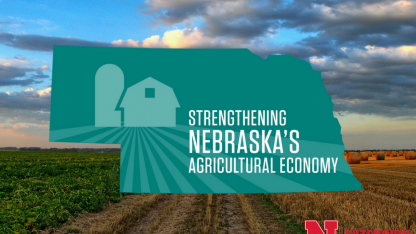The Strengthening Nebraska’s Agricultural Economy initiative logo. Links to larger image.