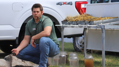 Riley Hackbart, USDA Natural Resources Conservation Service soil scientist